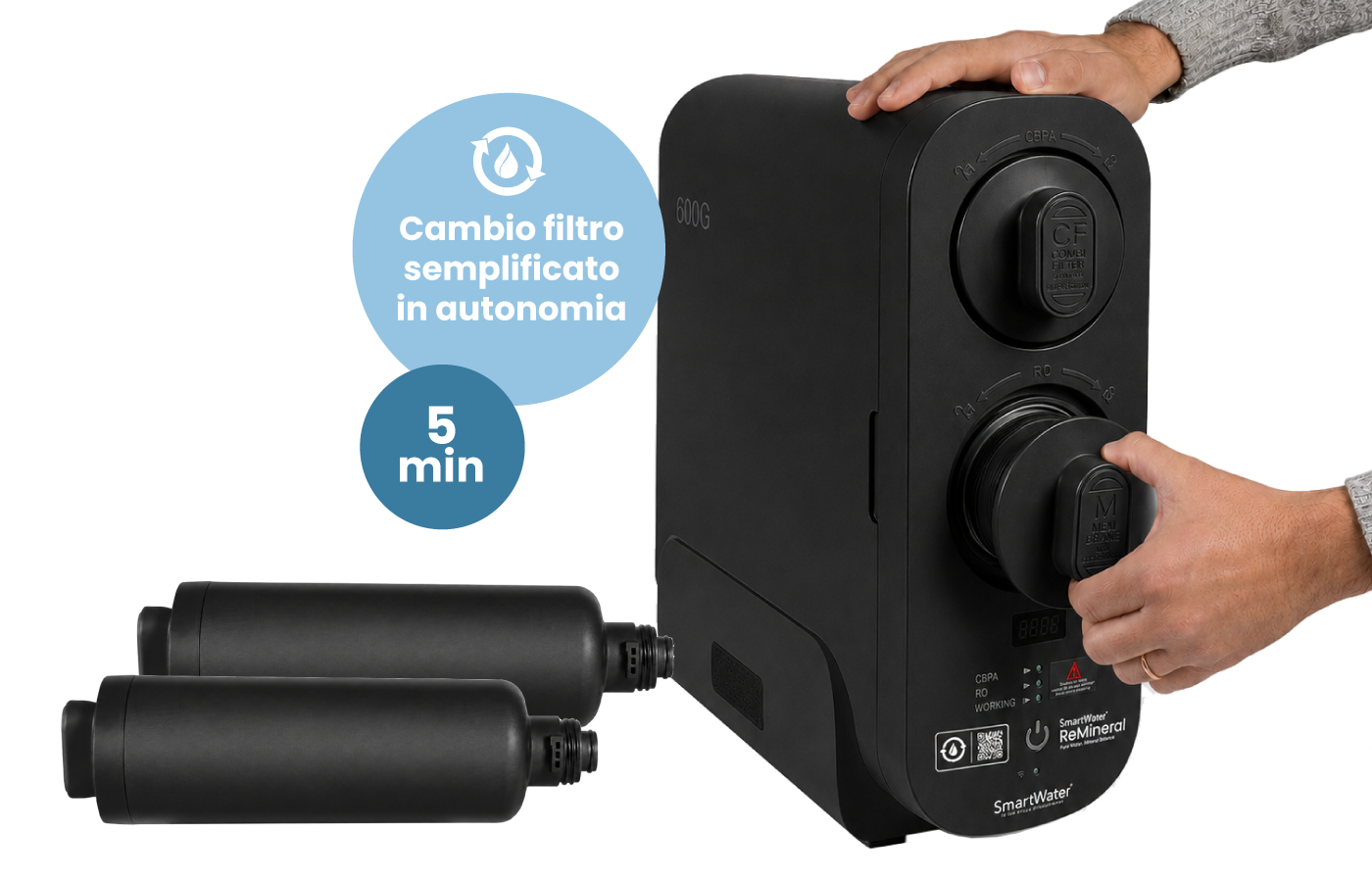 SmartWater_ReMineral_Cambio_Filtro