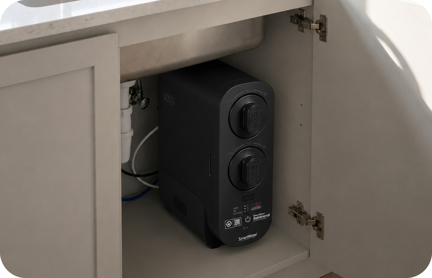 SmartWater_ReMineral_Installazione_Sottolavello